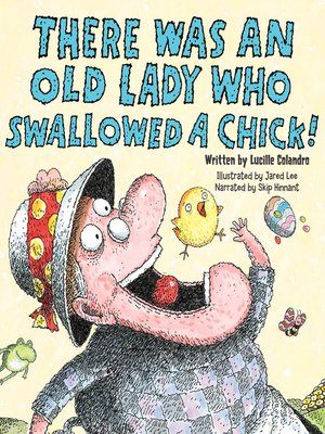 cover image of There Was an Old Lady Who Swallowed a Chick! (Library Audio Download Edition)